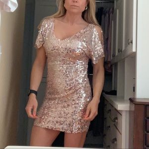 Sexy sequined dress